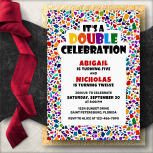 Invitation Double Anniversaire Commun