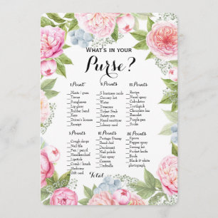 Invitation Double face - 2 jeux de bourse de mariage Vœux