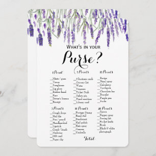 Invitation Double face - 2 sacs à main pour les jeux de Fêtes