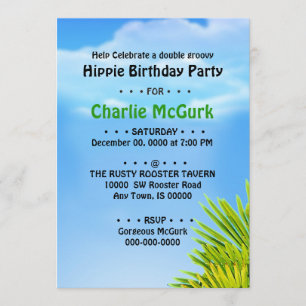 Invitation Double Super Anniversaire