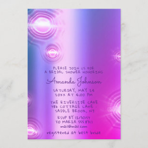 Invitation Douce 16e 15e Unicorne futuriste rose