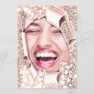 Invitation Douce 16ème Fête des mariées 3D Parties scintillan