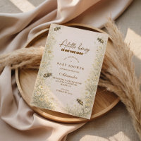 Douce Baby Shower Abeille de Miel de Prairie
