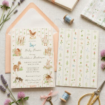 Douce Baby Shower de Ferme Grandmillénaire Peinte 