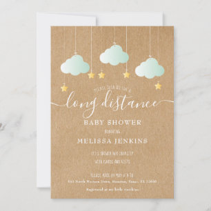 Invitation Douce Douche de Loin / Sprinkle Par La Poste