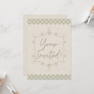 Invitation douce et fantaisiste