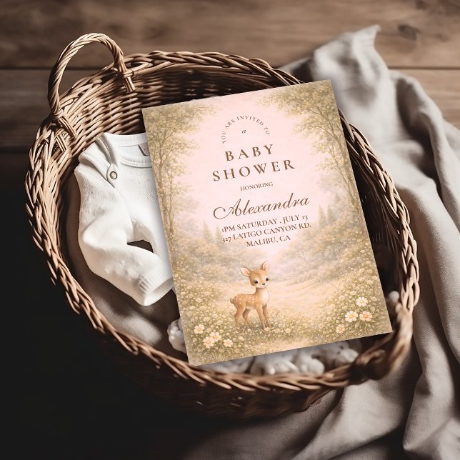 Invitation Douce Fête de Naissance sur le Thème des Petites C (Créateur téléchargé)