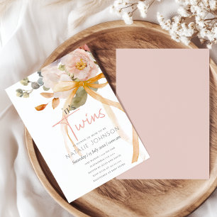 Invitation Douce Florale d'Automne et de Printemps pour l'Arr