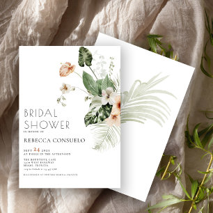 Invitation Douce Florale de Verdure pour Enterrement de Vie d