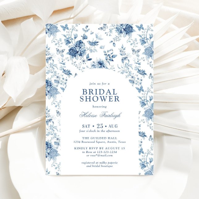 Invitation Douce journée de mariage dans le style chinoiserie (Créateur téléchargé)