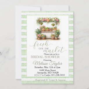 Invitation Douce mariée tout juste arrivée sur le marché