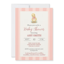 Douce petite caneton rose blush bébé