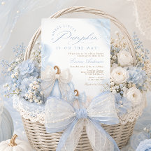 Douce petite citrouille Fête prénatale Bébé Bleu d