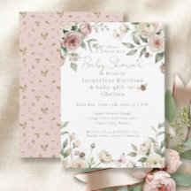 Douce petite fille à abeille rose rose et ivoire f