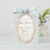 Douces Rubans et Nœuds Papillon Vintage Bleu Baby