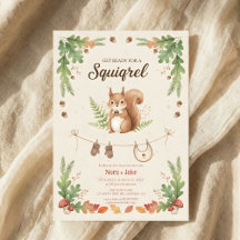 Douceur budgétaire de la forêt Écureuil Baby showe