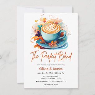 Invitation Douceur Florale Bleue The Perfect Blend Enterremen