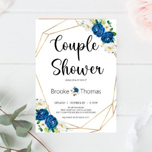 Invitation douche couple