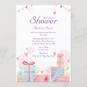 Invitation Douche d'amour Baby shower