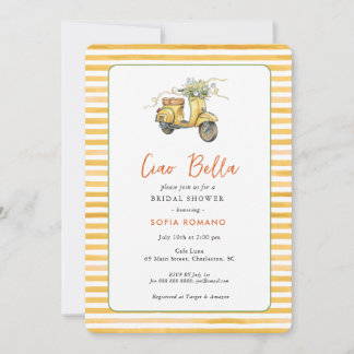 Invitation Douche de mariage italienne