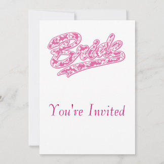 Invitation Douche de mariée
