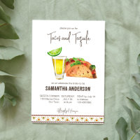 Douche de mariée Tacos et tequila fiesta