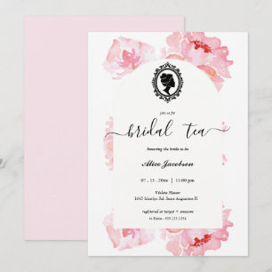 Invitation douche de nuptiale à fleurs vintages
