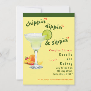 Invitation Douche mexicaine Fiesta Couples 🎉 Margarita Party