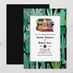 Invitation Douche mexicaine Fiesta Tacos et Tequila Couples