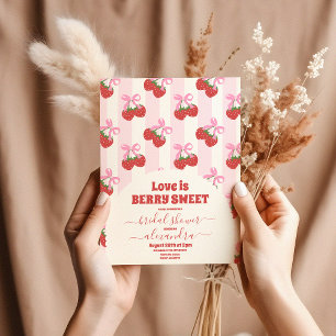 Invitation Douche nuptiale aux baies sucrées