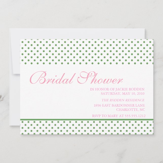 Invitation douche nuptiale lumineuse et audacieuse (Devant)