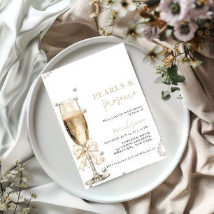 Invitation Douche nuptiale Pearl & Prosecco