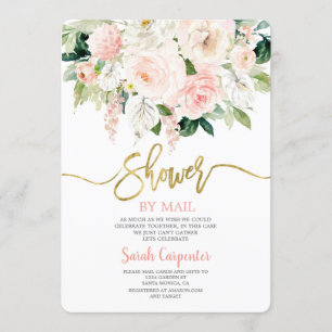 Invitation Douche par courrier