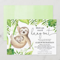 Douche par courrier mignon paresse traîne baby sho