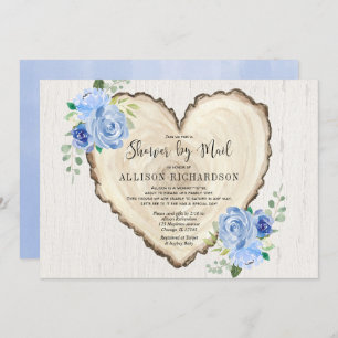 Invitation Douche par la poste Garçon Rustic Valentines Day