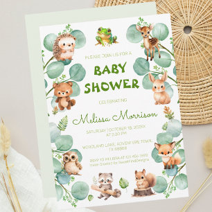 Invitation Douche pour bébé enchantée