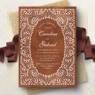 Invitation Douche pour couples mexicaine en terre cuite de Ta
