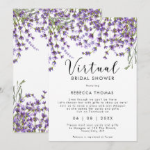 douche virtuelle par mail lavender nuptiale