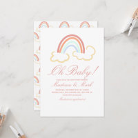 Doudou Nuage Arc-en-ciel Mignon pour Baby Shower