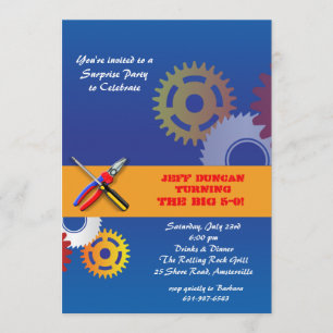 Invitation d'outils et d'engrenages