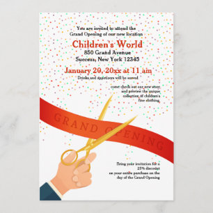 Invitation d'ouverture officielle