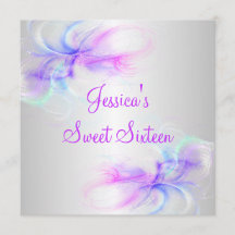 Doux 16 Anniversaires Silver & Pink Purple Blue Sw