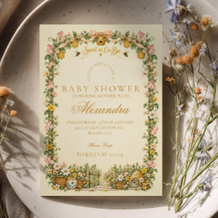 Invitation Doux comme peut l'être une abeille Jardin