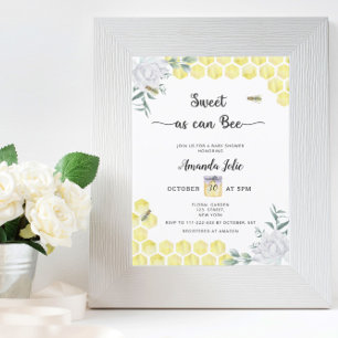 Invitation Doux comme peut l'être une baby shower