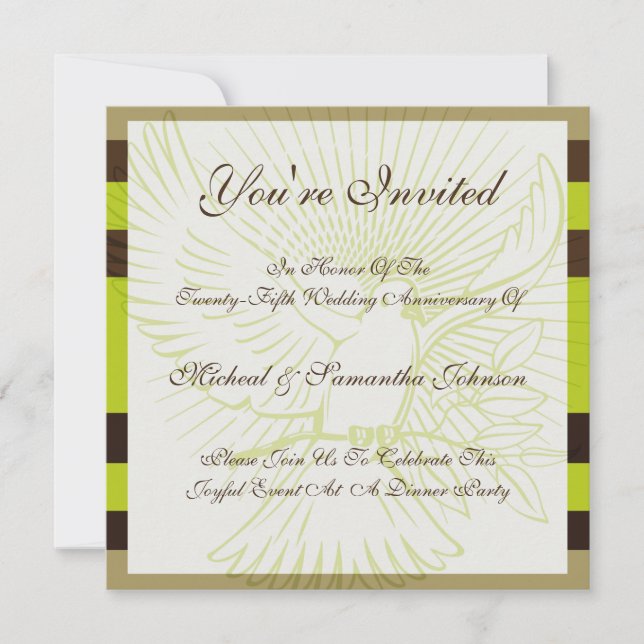 Invitation Dove Moderne (Devant)