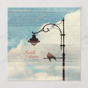 Invitation Doves de tortues - amour et fidélité