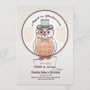 Invitation d'Owl Gentleman