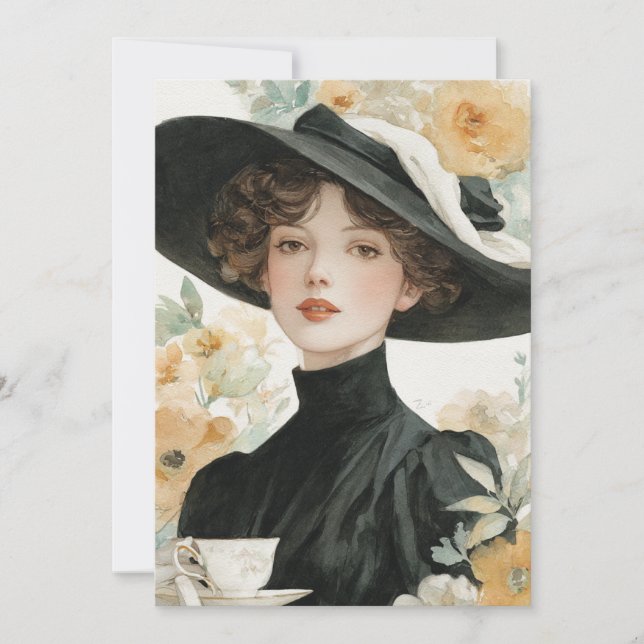 Invitation Downton Delight | Charme classique (Devant)