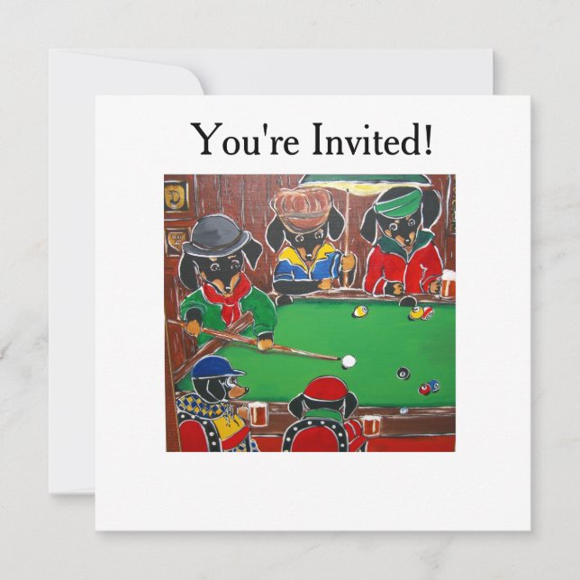 INVITATION DOXIE BILLIARDS (Devant)