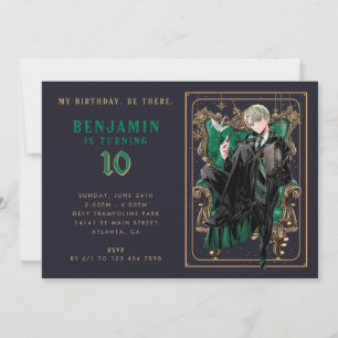 Invitation Draco Malfoy Slytherin Anniversaire